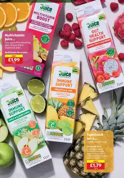 Aldi Functional Juice offer