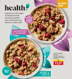 Aldi Brain/Gut Health Granola offer