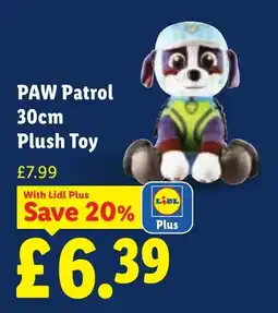 Lidl Paw Patrol Plush Toy offer