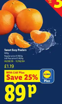 Lidl Sweet Easy Peelers offer