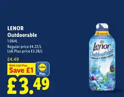 Lidl Lenor outdoorable offer