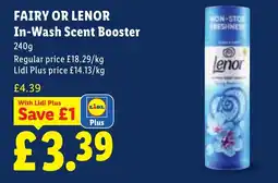 Lidl Lenor In-Wash Scent Booster offer