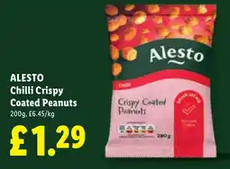 Lidl Alesto chilli crispy coated peanuts offer