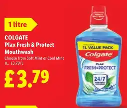 Lidl Colgate Plax Fresh & Protect Mouthwash offer