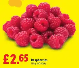 Lidl Raspberries offer