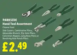 Lidl Parkside hand tool assortment offer