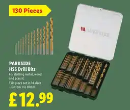 Lidl Parkside Hss Drill Bits offer