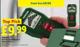 Lidl Parkside Multi-Purpose Detector or Moisture Meter offer