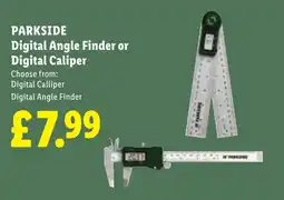 Lidl Parkside digital angle finder or digital caliper offer