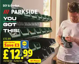 Lidl Parkside screws offer
