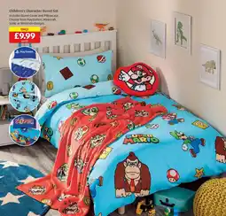 Aldi Children's Character Duvet Set offer