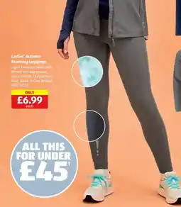 Aldi Ladies' Autumn Running Leggings offer
