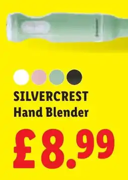 Lidl Silvercrest hand blender offer