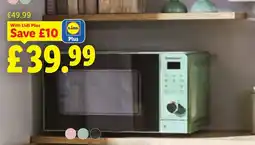 Lidl Dunelm microwave offer