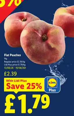 Lidl Flat Peaches offer