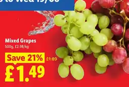 Lidl Mixed Grapes offer