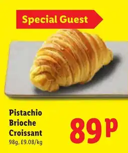 Lidl Pistachio Brioche Croissant offer