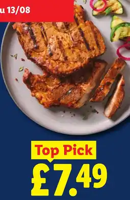 Lidl Grilled Pork Chops offer