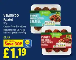 Lidl Vemondo falafel offer