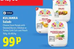 Lidl Kuljanka salads offer