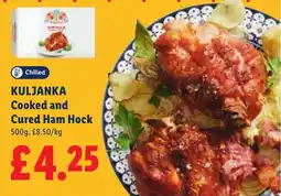 Lidl Kuljanka cooked and cured ham hock offer