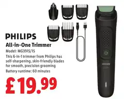Lidl Philips all-in-one trimmer offer
