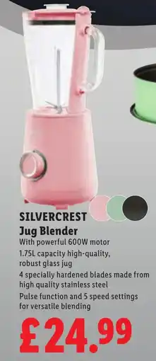 Lidl Silvercrest jug blender offer