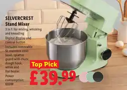 Lidl Silvercrest Stand Mixer offer