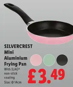 Lidl Silvercrest mini aluminium frying pan offer