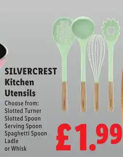 Lidl Silvercrest kitchen utensils offer