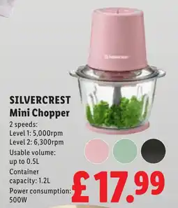 Lidl Silvercrest mini chopper offer