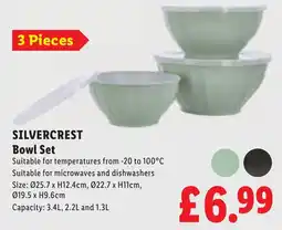 Lidl Silvercrest bowl set offer