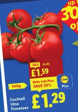 Lidl Cocktail Vine Tomatoes offer