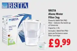 Lidl Brita Aluna Water Filter Jug offer