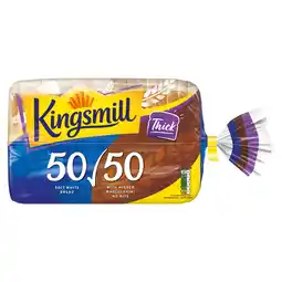 Iceland Kingsmill 50-50 Thick Bread 800g offer