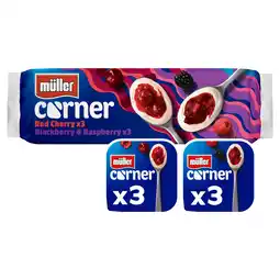 Iceland Muller Corner Mixed Red Fruits Yogurts offer