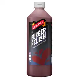 Iceland Crucials Burger Relish 1 Litre offer