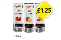 Londis Celsius Sparkling Strawberry Watermelon, Mango, Raspberry offer
