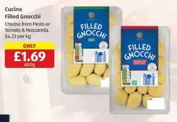 Aldi Cucina Filled Gnocchi offer