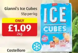 Aldi Gianni’s Ice Cubes offer