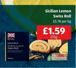 Aldi Sicilian Lemon Swiss Roll offer