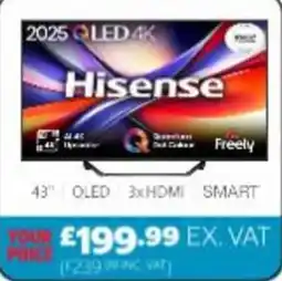 Costco Hisense 43" QLED TV offer