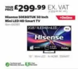 Costco Hisense 50 inch mini led hd smart tv offer