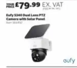 Costco Eufy S360 Dual Lens PTZ Camera with Solar Panel offer