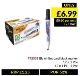 Musgrave MarketPlace Bic whiteboard black marker offer