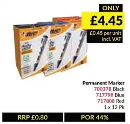 Musgrave MarketPlace Bic permanent marker offer