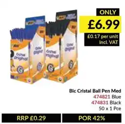 Musgrave MarketPlace Bic Cristal Ball Pen Med offer