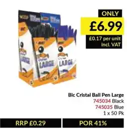 Musgrave MarketPlace Bic Cristal Ball Pen Large offer