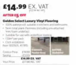Costco Golden Select Luxury Vinyl Flooring offer