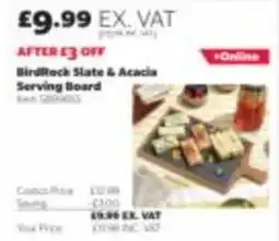 Costco BirdRock Slate & Acacia Serving Board offer